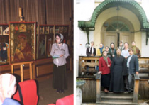 На защите диплома... На крыльце...